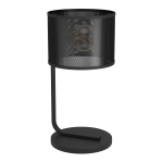 LAMPADA DA TAVOLO MANBY 1 X E27 STRUTTURA IN METALLO RETICOLATO NERO Ø 240 H 485