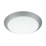PLAFONIERA MARS 1 1 X E27 STRUTTURA METLALO DIFFUSORE BIANCO SATINATO Ø25 H7