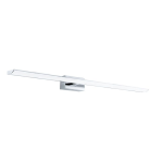 LAMPADA DA SPECCHIO TABIANO-Z 21,6W CAMBIO COLORE RGB+TW 2700K-6500K STRUTTURA CROMO IP44 90.5 x 13.5 H7