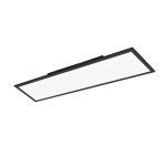 PLAFONIERA PANNELLO 120 x 30 SALOBRENA-Z LED 33,5W CAMBIO COLORE 2700K - 6500K CON TELECOMANDO E APP STRUTTURA ALLUMINIO NERO H5