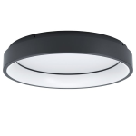 PANELLO PLAFONIERA MARGHERA-Z LED 26W CAMBIO COLORE 2700K - 6500K CON TELECOMANDO E APP STRUTTURA ALLUMINIO NERO Ø60 H11