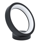 LAMPADA DA TAVOLO MARGHERA-Z LED 16W CAMBIO COLORE 2700K - 6500K CON TELECOMANDO E APP STRUTTURA ALLUMINIO NERO 27 H26.5