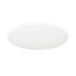 PLAFONIERA ROVITO-Z LED 16,5W CAMBIO COLORE 2700K - 6500K CON TELECOMANDO E APP STRUTTURA POLICARBONATO BIANCO Ø42 H2.5