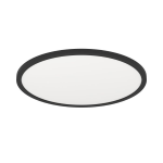 PLAFONIERA ROVITO-Z LED 16,5W CAMBIO COLORE 2700K - 6500K CON TELECOMANDO E APP STRUTTURA POLICARBONATO NERO Ø42 H2.5