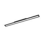 PLAFONIERA SALOBRENA-Z LED 16,5W CAMBIO COLORE 2700K - 6500K CON TELECOMANDO E APP STRUTTURA POLICARBONATO NERO 120 x 10 H4.5