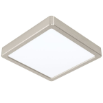PLAFONIERA FUEVA-Z LED 2,8W CAMBIO COLORE 2700K - 6500K CON TELECOMANDO E APP STRUTTURA POLICARBONATO NICKEL SATINATO IP44 21 x 21 H2.8