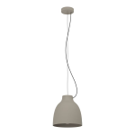 SOSPENSIONE CAMASCA 1 X E27 STRUTTURA METALLO TORTORA Ø28 H110