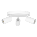 PLAFONIERA TELIMBELA-Z 3 X GU10 3 X 4,9W 2700K-6500K CAMBIO COLORE APP E TELECOMANDO STRUTTURA METALLO BIANCO Ø25 H9.7