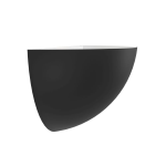 APPLIQUE TANURA 1 X E27 STRUTTURA METALLO NERO 24.5 x 10.5 H11