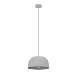 SOSPENSIONE CONTRISA 1 X E27 STRUTTURA METALLO GRIGIO Ø38 H110