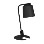 LAMPADA DA TAVOLO ONEDA 1 X E27 STRUTTURA METALLO NERO INTERNO BIANCO 29 x 14.5 H44.5