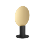 LAMPADA DA TAVOLO SARONA 1 X GU10 4,5W 3000K STRUTTURA METALLO NERO E ORO Ø14 H31.5