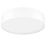 PLAFONIERA ROMAO-Z LED 35W 2700K - 6500K RGB + TW CAMBIO COLORE APP E TELECOMANDO STRUTTURA METALLO BIANCO E TESSUTO BIANCO Ø57 H15