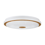 PLAFONIERA LANCIANO 1 LED 24W 3000K - 5000K CAMBIO COLORE CON TELECOMANDO STRUTTURA POLICARBONATO EFFETTO CRISTALLI Ø38 H7