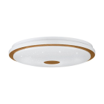PLAFONIERA LANCIANO 1 LED 35W 3000K - 5000K CAMBIO COLORE CON TELECOMANDO STRUTTURA POLICARBONATO EFFETTO CRISTALLI Ø48 H8