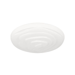 PLAFONIERA BATTISTONA LED 17,4W 1920 LUMEN 3000K - 6500K CAMBIO COLORE CON TELECOMANDO STRUTTURA POLICARBONATO BIANCO Ø38 H8.5