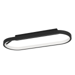 PLAFONIERA CODRIALES LED 27W 3000K DIMMER 3 STEP STRUTTURA METALLO NERO 79 x 30 H11.6