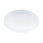 PLAFONIERA TOTARI-Z LED 19,2W 2700K - 6500K CAMBIO COLORE CON APP E TELECOMANDO POLICARBONATO BIANCO EFFETTO CRISTALLI IP44 Ø38 H7