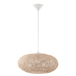 SOSPENSIONE CAMPILO 1 X E27 STRUTTURA POLICARBONATO BEIGE Ø45 H110