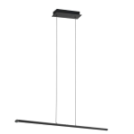 SOSPENSIONE PELLARO 30W LED 2700K 3450Lm STRUTTURA METALLO NERO OPACO DIMMER A SFIORAMENTO