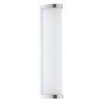 APPLIQUE GITA 2 LED 8,3W 4000K 900Lm STRUTTURA METALLO CROMATO DIFFUSORE POLICARBONATO BIANCO IP44 35 x 7.5 H7.5