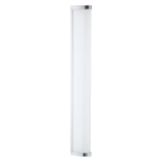 APPLIQUE GITA 2 LED 16W 4000K 1700Lm STRUTTURA METALLO CROMATO DIFFUSORE POLICARBONATO BIANCO IP44 60 x 7.5 H7.5