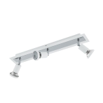 PLAFONIERA SARRIA 3 X GU10 LED 3 X 5W INCLUSA STRUTTURA METALLO BIANCO E CROMATO SPOT REGOLABILE 46 x 7