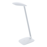 LAMPADA DA TAVOLO CAJERO LED 4,5W 4000K 550Lm STRUTTURA POLICARBONATO BIANCO DIMMERABILE 15 x 10 H50
