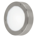 APPLIQUE VENTO 2 1 X 5,4W LED 3000K 410Lm STRUTTURA ALLUMINIO SPAZZOLATO IP44 Ø18,5 x H7
