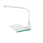 LAMPADA TAVOLO STUDIO CON PINZA LED 4,5W 4000K 550Lm STRUTTURA POLICARBONATO BIANCO DIMMERABILE 45 x 6.5 H27.5