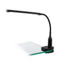 LAMPADA PINZA DA TAVOLO LAROA LED 4,5W 4000K 550Lm TOUCH DIMMER PILICARBONATO NERO 45 x 6.5 H27.5