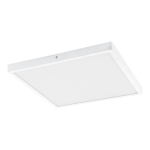 PANNELLO QUADRATO FUEVA 1 LED 25W 3000K 2500Lm SOVRAPOSTO STRUTTURA ALLUMINIO BIANCO 40 x 40 H3