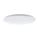 PLAFONIERA GIRON LED 60W 3000K - 5000K 5800Lm STRUTTURA METALLO BIANCO DIFFUSORE POLICARBONATO BIANCO CAMBIO COLORE CON TELECOMANDO Ø76 H8.5