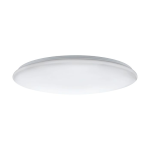 PLAFONIERA GIRON LED 80W 3000K - 5000K 7800Lm STRUTTURA METALLO BIANCO DIFFUSORE POLICARBONATO BIANCO CAMBIO COLORE CON TELECOMANDO Ø100 H12
