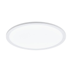 PANNELLO SOVRAPPOSTO SARSINA-A LED 19,5W 2700 - 6500K 2750Lm CAMBIO COLORE CON TELECOMANDO STRUTTURA ALLUMINIO BIANCO Ø45 H5