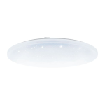 PLAFONIERA FRANIA-A LED 36W 2700 6500K 3300Lm DIFFUSORE EFFETTO CRISTALLI CAMBIO COLORE CON TELECOMANDO Ø57 H7.5