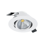 FARETTO DA INCASSO REGOLABILE SALICETO LED 6W 2700K 380Lm STRUTTURA ALLUMINIO BIANCO Ø8.8 H4.2 Foro Ø6.8