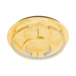 PLAFONIERA POZONDON LED 18W 3000K 2000Lm STRUTTURA METALLO ORO Ø38 H10