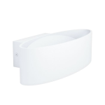 APPLIQUE MACCACARI LED 10W 3000K 1100Lm STRUTTURA ALLUMINIO BIANCO 27 x 13 H7.5