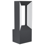 APPLIQUE DA ESTERNO RIFORANO LED 2 X 5W 3000K 1100Lm STRUTTURA METALLO ANTRACITE IP44 11 x 8.5 H29