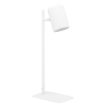 LAMPADA DA TAVOLO CEPPINO GU10 5W INCLUSA STRUTTURA METALLO BIANCO 