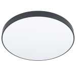 PLAFONIERA ZUBIETA-A LED 24W 2700K 6500K 2300Lm STRUTTURA METALLO NERO CAMBIO COLORE CON TELECOMANDO Ø45