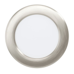 PANNELLO DA INCASSO FUEVA 5 LED 5,5W 4000K 700Lm STRUTTURA METALLO NICKEL SATINATO Ø11.7 Foro Ø10.5