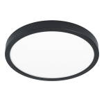PLAFONIERA FUEVA 5 LED 20W 3000K 2300Lm STRUTTURA METALLO NERO Ø28.5 H2.8