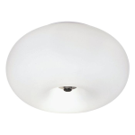 OPTICA Plafo/applique E27 2X60W (NON INCLUSE) BIANCO Ø28 CM H16 CM