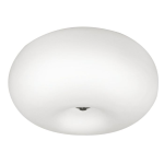 OPTICA Plafo/applique E27 2X60W (NON INCLUSE) BIANCO Ø35 CM H21 CM
