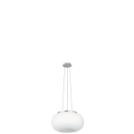 OPTICA LAMPADA A SOSPENSIONE E27 2X60W (NON INCLUSE) BIANCO Ø35 CM H110 CM