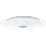 LANCIANO PLAFONIERA LED 36W 3050K 3300Lm (INCLUSO) BIANCO EFFETTO CRISTALLO CON TELECOMANDO PER CONTROLLO REMOTO INCLUSO Ø56 CM H8 CM