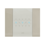 PLACCA SMART TOUCH TORTORA 3 MODULI AVE TOUCH