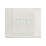 PLACCA SMART TOUCH AVORIO 3 MODULI AVE TOUCH